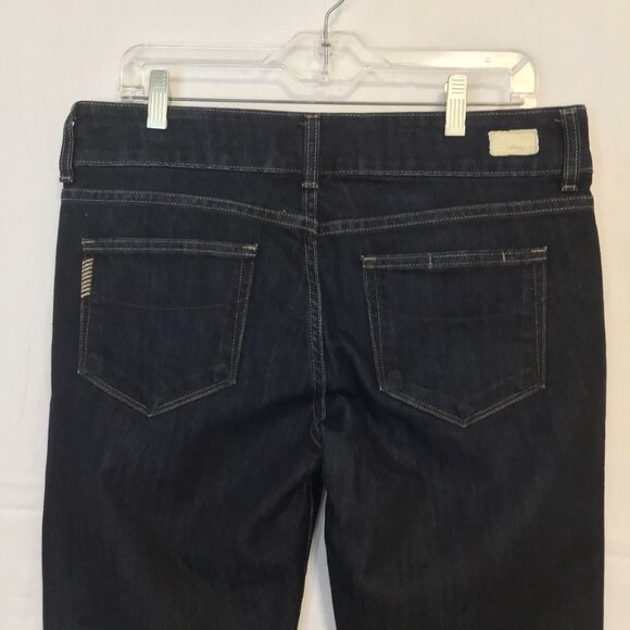 Paige Hidden Hills Straight Jeans Dark Wash Size 31 - Picture 7 of 13